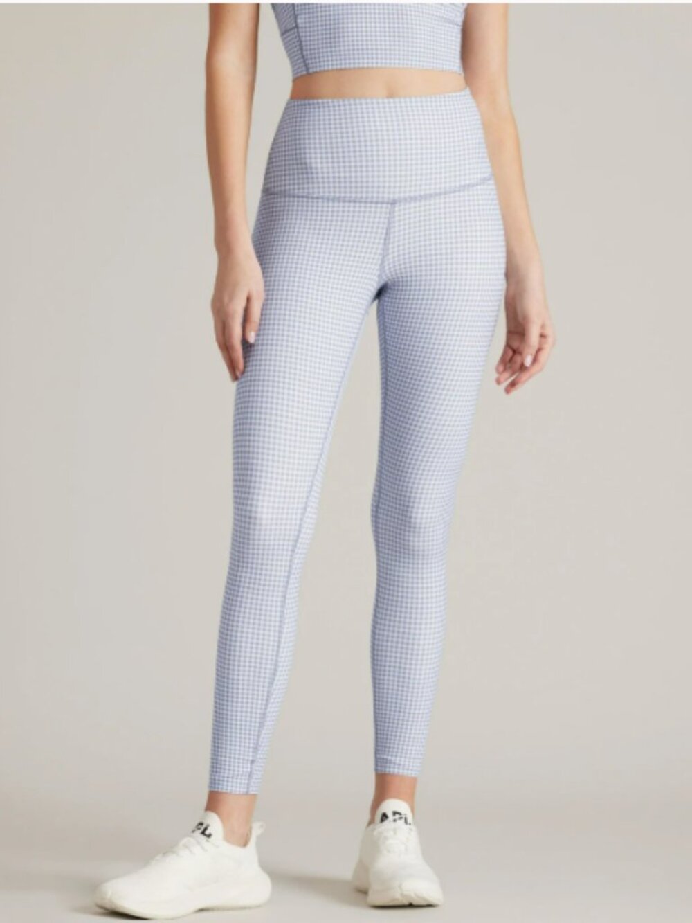 RHONE Revive™ 7/8 Legging Blue Violet Gingham Size XS